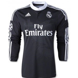 Camisa retro Adidas Real Madrid 2014 2015 III jogador manga comprida